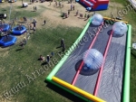 3 lane zorb ball track rental Denver